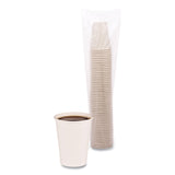 Boardwalk® Paper Hot Cups, 12 oz, White, 50 Cups/Sleeve, 20 Sleeves/Carton (BWKWHT12HCUP)