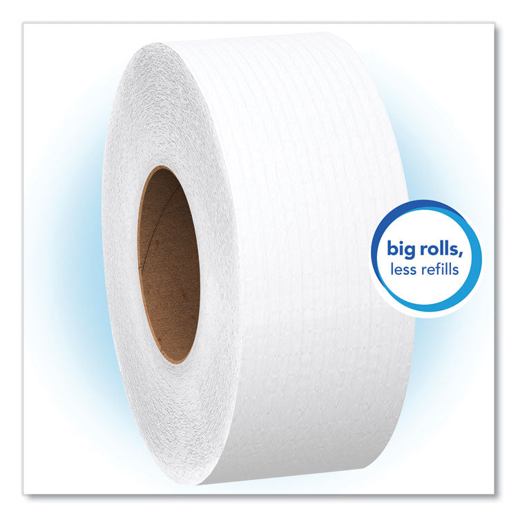 Scott® Essential JRT Jumbo Roll Bathroom Tissue, Septic Safe, 1-Ply, White, 3.55" x 2,000 ft, 12 Rolls/Carton (KCC07223) Case of 12