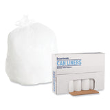 Boardwalk® Low-Density Waste Can Liners, 30 gal, 0.6 mil, 30" x 36", White, 25 Bags/Roll, 8 Rolls/Carton (BWK3036EXH) Case of 200