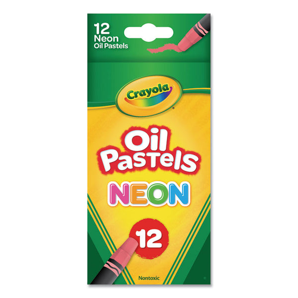 Crayola® Neon Oil Pastels, 12 Assorted Colors, 12/Pack (CYO524613) Set of 12