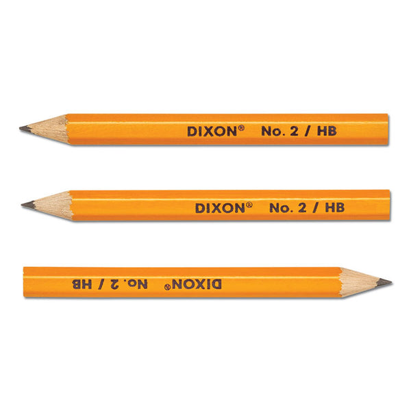 Dixon® Golf Wooden Pencils, 0.7 mm, HB (#2), Black Lead, Yellow Barrel, 144/Box (DIXX14998X)