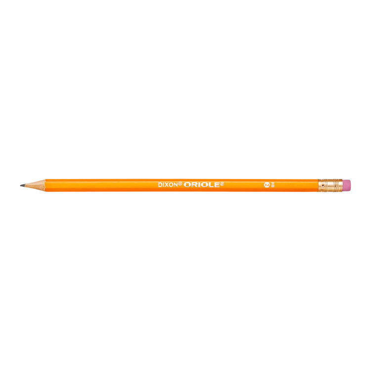 Dixon® Oriole Presharpened Pencils, HB (#2), Black Lead, Yellow Barrel, 144/Pack (DIXX12866X)