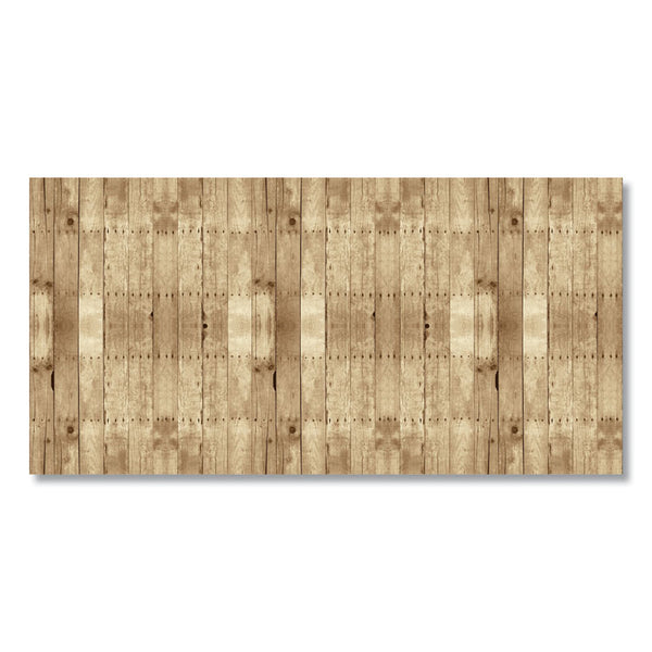 Pacon® Bordette Designs, 48" x 50 ft Roll, Weathered Wood, Brown/White (PAC0056515)