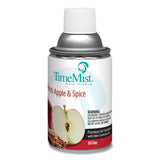 TimeMist® Premium Metered Air Freshener Refill, Dutch Apple and Spice, 6.6 oz Aerosol Spray, 12/Carton (TMS1042818) Case of 12