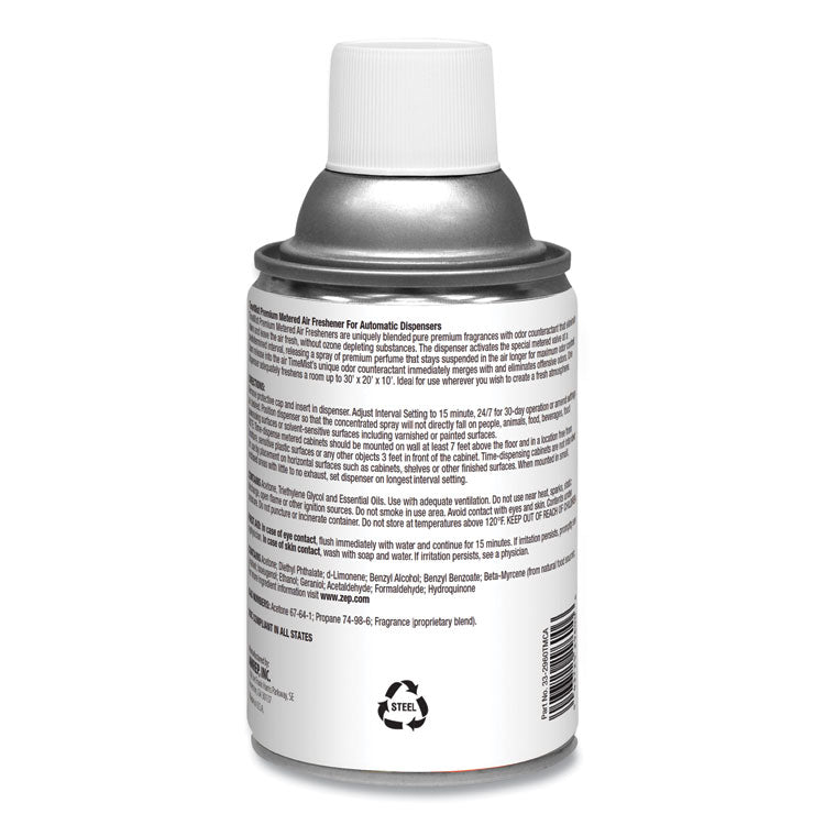TimeMist® Premium Metered Air Freshener Refill, Mango, 6.6 oz Aerosol Spray, 12/Carton (TMS1042810) Case of 12