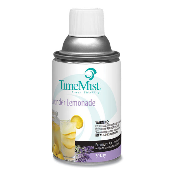 TimeMist® Premium Metered Air Freshener Refill, Lavender Lemonade, 5.3 oz Aerosol Spray, 12/Carton (TMS1042757) Case of 12
