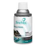 TimeMist® Premium Metered Air Freshener Refill, Caribbean Waters, 6.6 oz Aerosol Spray 12/Carton (TMS1042756) Case of 12