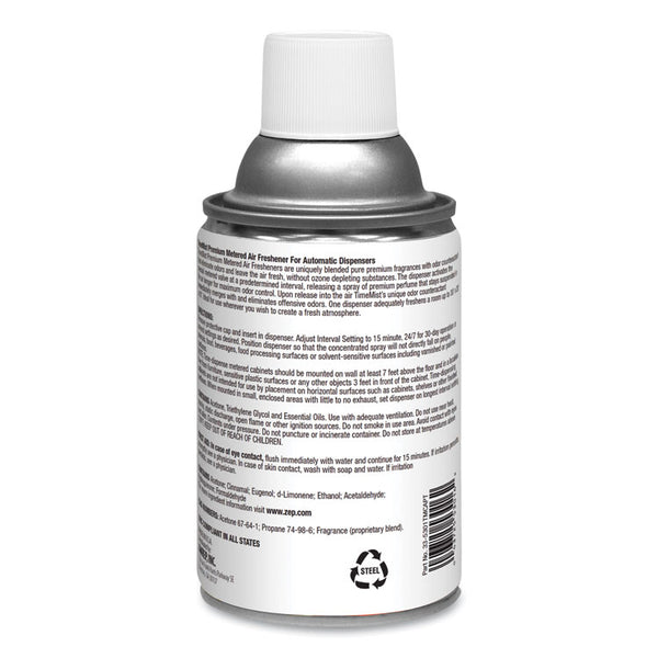TimeMist® Premium Metered Air Freshener Refill, Cinnamon, 6.6 oz Aerosol Spray, 12/Carton (TMS1042746) Each