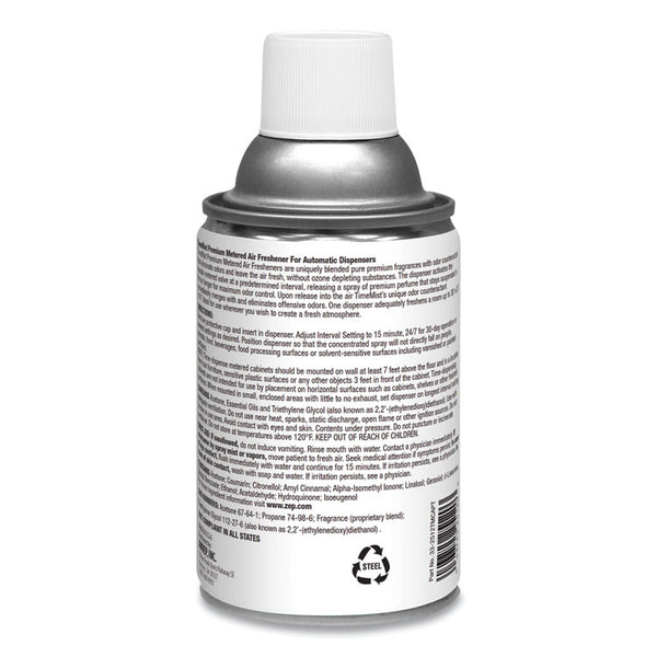 TimeMist® Premium Metered Air Freshener Refill, Baby Powder, 5.3 oz Aerosol Spray, 12/Carton (TMS1042686) Case of 12