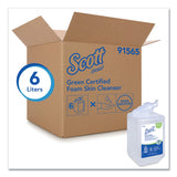 Scott® Essential Green Certified Foam Skin Cleanser, Neutral, 1,000 mL Bottle, 6/Carton (KCC91565CT)
