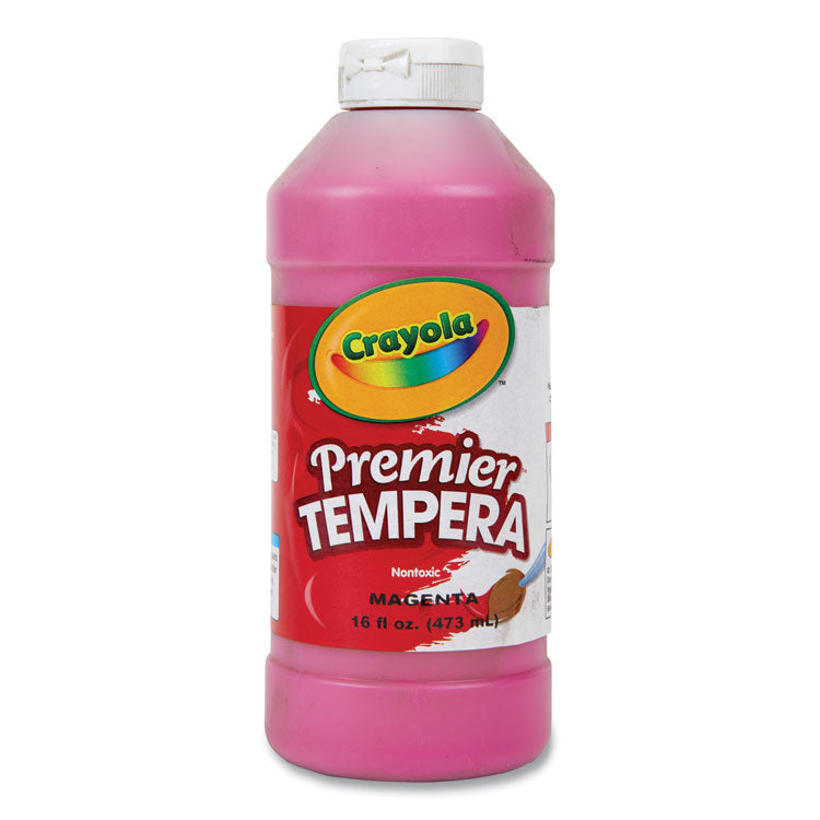 Crayola® Premier Tempera Paint, Magenta, 16 oz Bottle (CYO541216069) Each