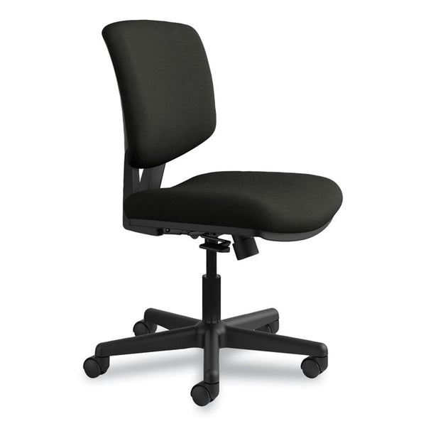 HON® Volt Series Leather Task Chair with Synchro-Tilt, Supports Up to 250 lb, 18" to 22.25" Seat Height, Black (HON5703SB11T)