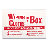 General Supply Multipurpose Reusable Wiping Cloths, Cotton, 5 lb Box, Assorted Sizes and Colors (UFSN205CW05)