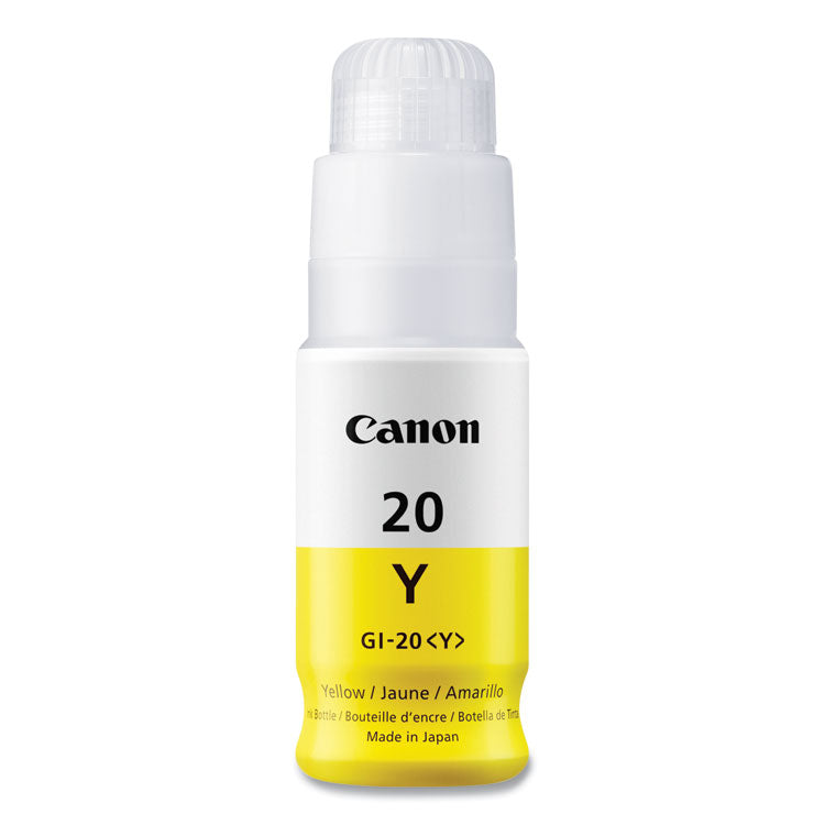 Canon® 3396C001 (GI-20) Ink, Yellow (CNM3396C001) Each