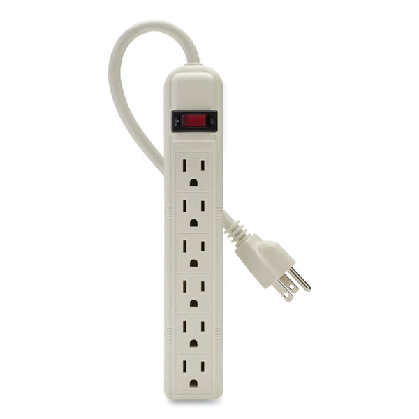 Belkin® Power Strip, 6 Outlets, 3 ft Cord, White (BLKF9P60903DP)