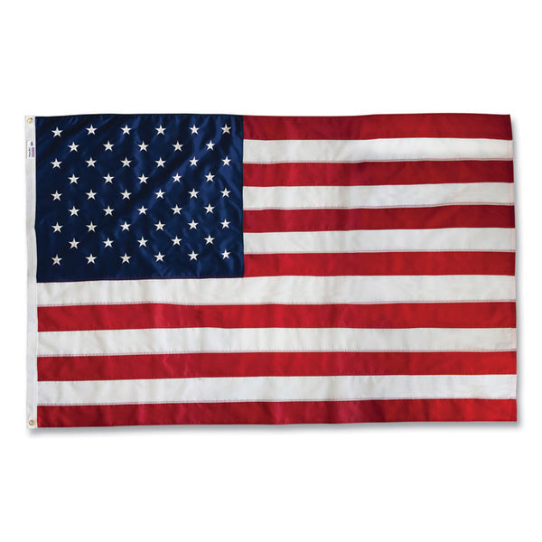 Advantus All-Weather Outdoor U.S. Flag, 72" x 48", Heavyweight Nylon (AVTMBE002220)
