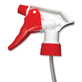 Impact® Spray Trigger, 9.5" Tube, Fits 32 oz Bottles, Red/White (IMP490624) Each