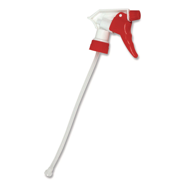 Impact® Spray Trigger, 9.5" Tube, Fits 32 oz Bottles, Red/White (IMP490624) Each