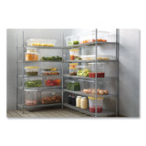 Rubbermaid® Commercial Food/Tote Boxes, 5 gal, 12 x 18 x 9, Clear, Plastic (RCP3304CLE)