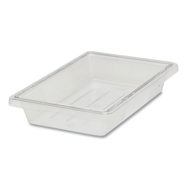 Rubbermaid® Commercial Food/Tote Boxes, 5 gal, 12 x 18 x 9, Clear, Plastic (RCP3304CLE)
