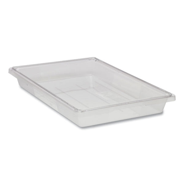 Rubbermaid® Commercial Food/Tote Boxes, 5 gal, 26 x 18 x 3.5, Clear, Plastic (RCP3306CLE)