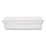 Rubbermaid® Commercial Food/Tote Boxes, 8.5 gal, 26 x 18 x 6, Clear, Plastic (RCP3308CLE) Each