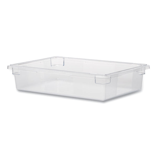 Rubbermaid® Commercial Food/Tote Boxes, 8.5 gal, 26 x 18 x 6, Clear, Plastic (RCP3308CLE)