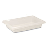 Rubbermaid® Commercial Food/Tote Boxes, 2 gal, 18 x 12 x 3.5, White, Plastic (RCP3507WHI)