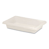 Rubbermaid® Commercial Food/Tote Boxes, 2 gal, 18 x 12 x 3.5, White, Plastic (RCP3507WHI)