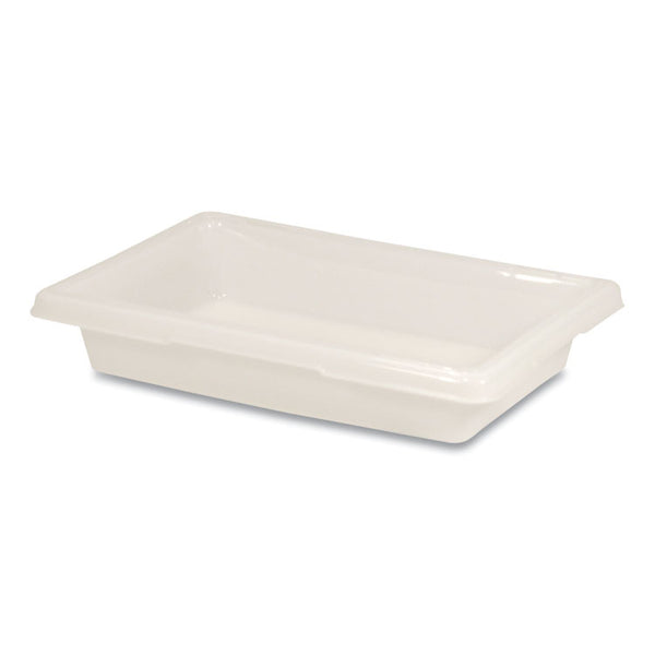 Rubbermaid® Commercial Food/Tote Boxes, 2 gal, 18 x 12 x 3.5, White, Plastic (RCP3507WHI) Each