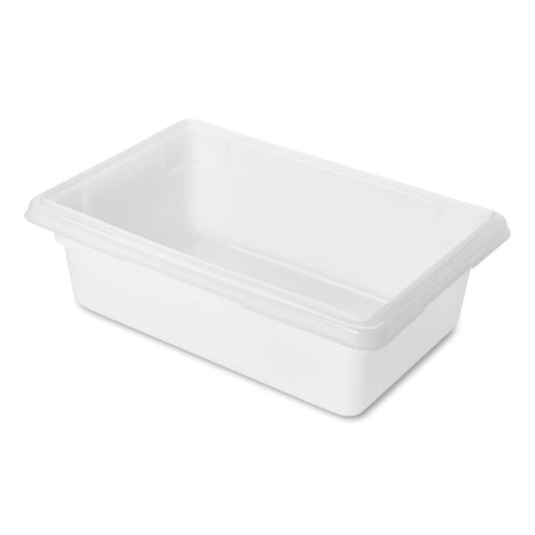 Rubbermaid® Commercial Food/Tote Boxes, 3.5 gal, 18 x 12 x 6, White, Plastic (RCP3509WHI)