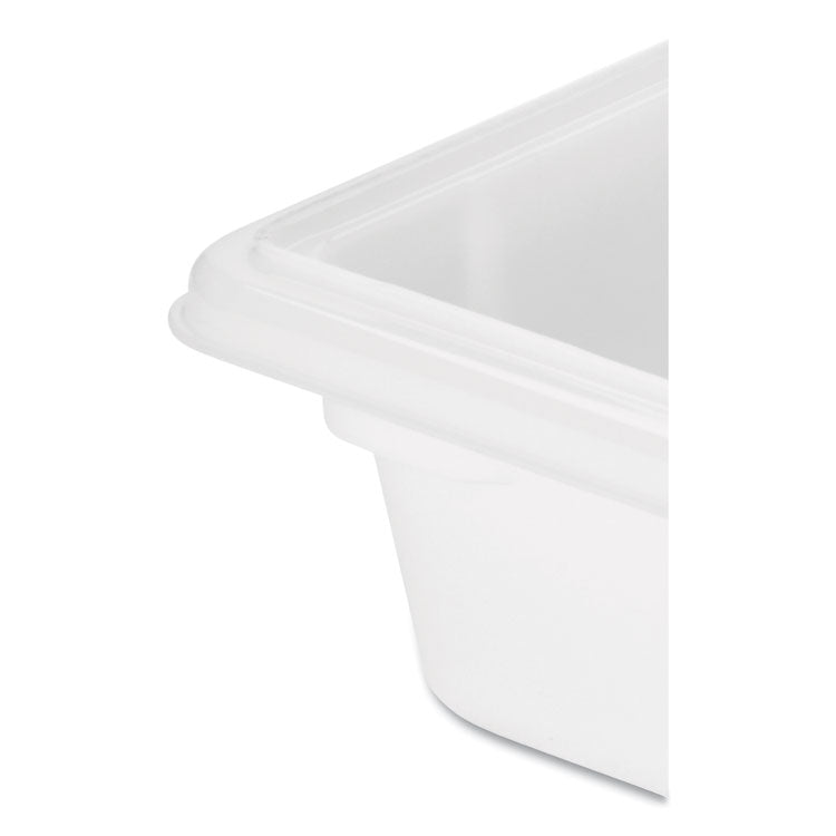 Rubbermaid® Commercial Food/Tote Boxes, 3.5 gal, 18 x 12 x 6, White, Plastic (RCP3509WHI) Each