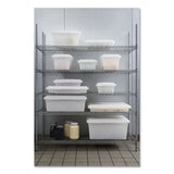 Rubbermaid® Commercial Food/Tote Boxes, 3.5 gal, 18 x 12 x 6, White, Plastic (RCP3509WHI) Each