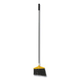 Rubbermaid® Commercial Angled Large Broom, 48.78" Handle, Silver/Gray (RCP6385GRA)