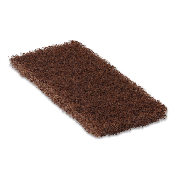 Americo® Octopus Heavy Duty Cleaning Pad, 5 x 9, Brown, 20/Carton (AM7541010) Case of 20