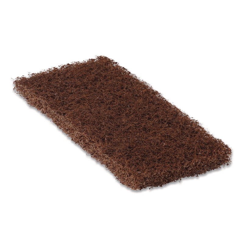 Americo® Octopus Heavy Duty Cleaning Pad, 5 x 9, Brown, 20/Carton (AM7541010) Case of 20