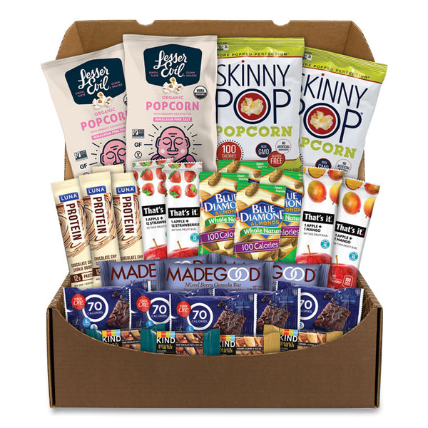 Snack Box Pros Low Calories Snack Box, 28 Assorted Snacks/Box, Ships in 1-3 Business Days (GRR70000128) Each