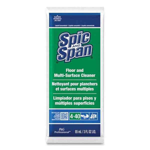 Spic and Span® Liquid Floor Cleaner, 3 oz Packet, 45/Carton (PGC02011) Case of 45