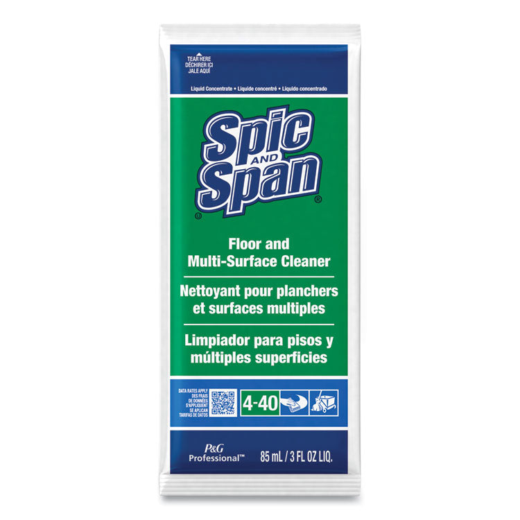 Spic and Span® Liquid Floor Cleaner, 3 oz Packet, 45/Carton (PGC02011) Case of 45