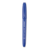 Universal™ Pen-Style Permanent Marker, Fine Bullet Tip, Blue, Dozen (UNV07073) Dozen