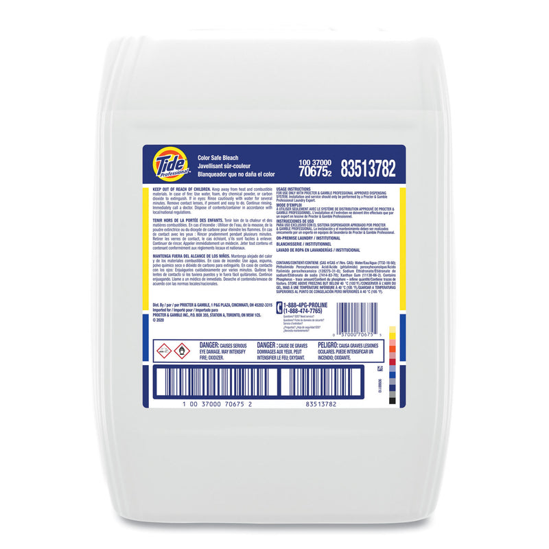 Tide Color Safe Bleach Laundry Additive, 5 gal Closed-Loop Container (PPL70675) Each