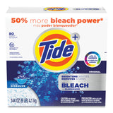 Tide Laundry Detergent with Bleach, HE Compatible, 80 Loads, Tide Original Scent, Powder, 144 oz Box (PGC16667EA) Each