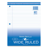 Roaring Spring® Notebook Filler Paper, 3-Hole, 8 x 10.5, Wide/Legal Rule, 100/Pack (ROA20010) Pack of 100