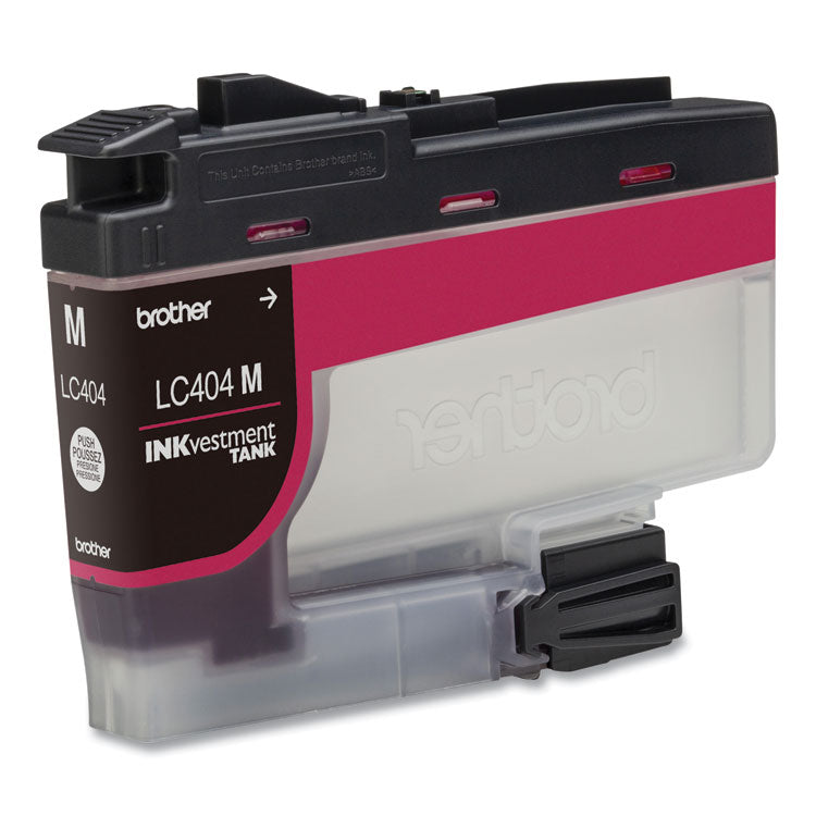 Brother LC404MS INKvestment Ink, 750 Page-Yield, Magenta (BRTLC404MS)