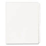 Avery® Blank Tab Legal Exhibit Index Divider Set, 25-Tab, 11 x 8.5, White, 1 Set (AVE11959)