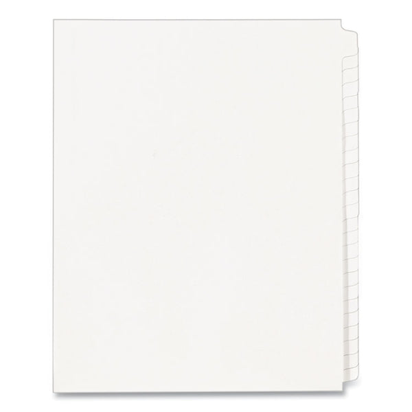 Avery® Blank Tab Legal Exhibit Index Divider Set, 25-Tab, 11 x 8.5, White, 1 Set (AVE11959)