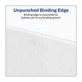 Avery® Blank Tab Legal Exhibit Index Divider Set, 25-Tab, 11 x 8.5, White, 1 Set (AVE11959)