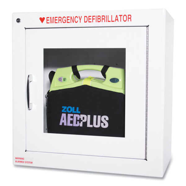 ZOLL® AED Wall Cabinet, 17w x 9.5d x 17h, White (ZOL80000855)