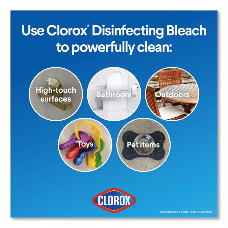 Clorox® Regular Bleach with CloroMax Technology, 24 oz Bottle, 12/Carton (CLO32251)