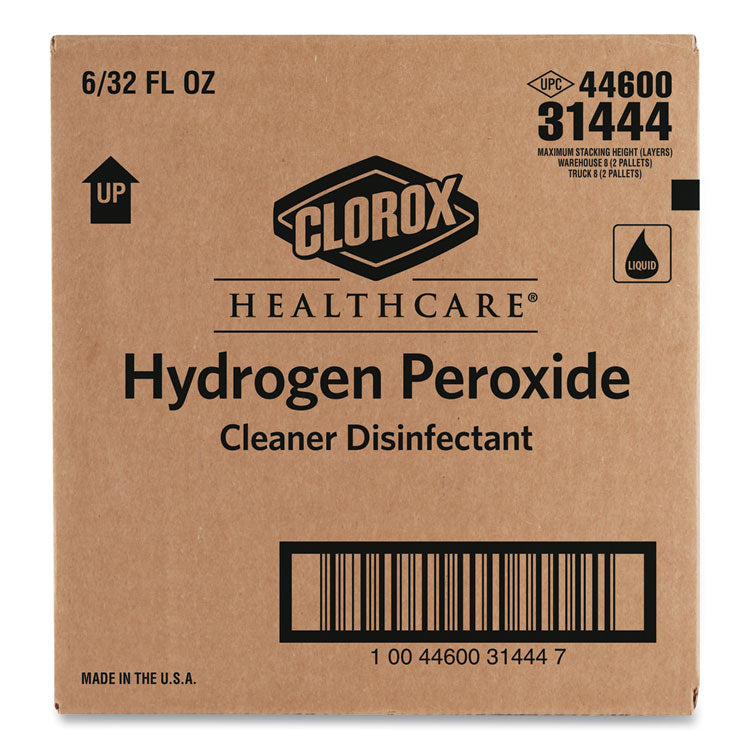 Clorox Healthcare® Clo30828 Hydrogen Peroxide Cleanerdisinfectant 32 Oz Spray Bottle 9carton 2675